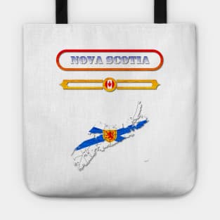 NOVA SCOTIA, CANADA, MAP OF NOVA SCOTIA. SAMER BRASIL Tote