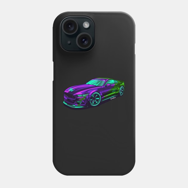 Ford Mustang Phone Case by ASAKDESIGNS