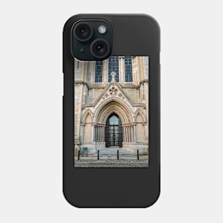 Grand entrance to Norwich cathedral Phone Case