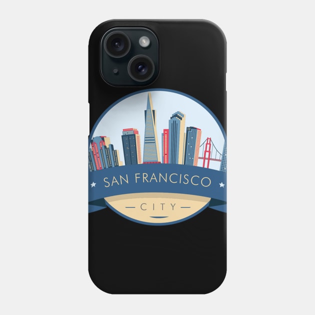 San Francisco Phone Case by wizooherb