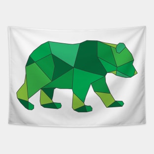 Wildlife green bear Tapestry