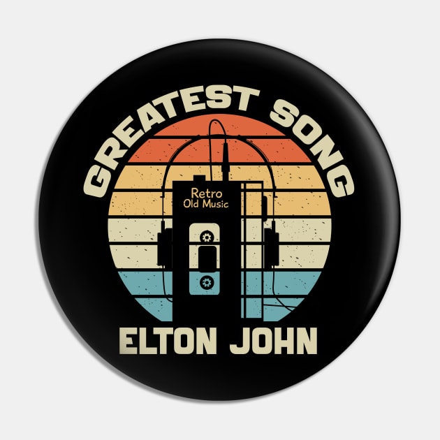 Elton John Elton John Pin TeePublic