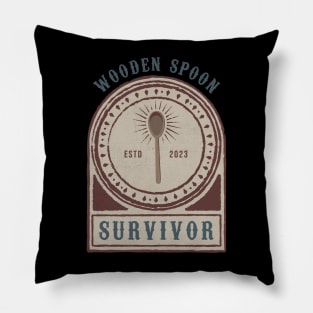 Wooden Spoon Survivor Pillow