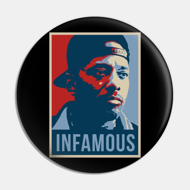 Infamous Tribute Pin by Tee4daily