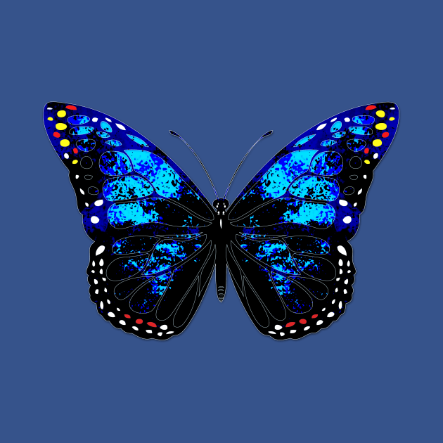 Blue butterfly by Gaspar Avila