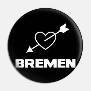 Bremen mit Herz Pin