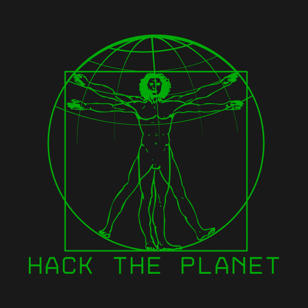 Vitruvian Hack the Planet by Kayllisti