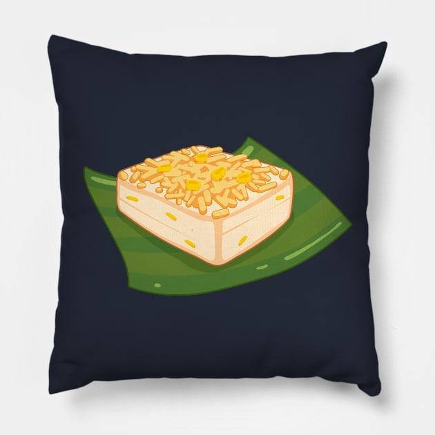 Pinoy Favorites: Maja Blanca Pillow by DaniGraphics