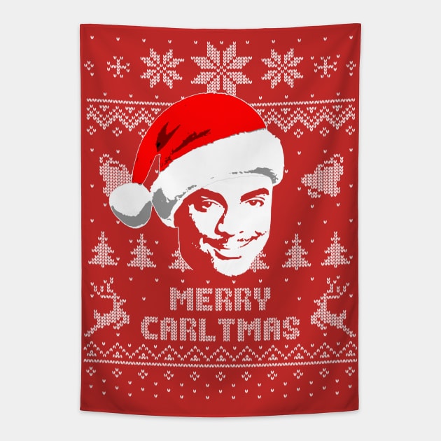 Carlton Merry Carltmas Tapestry by Nerd_art