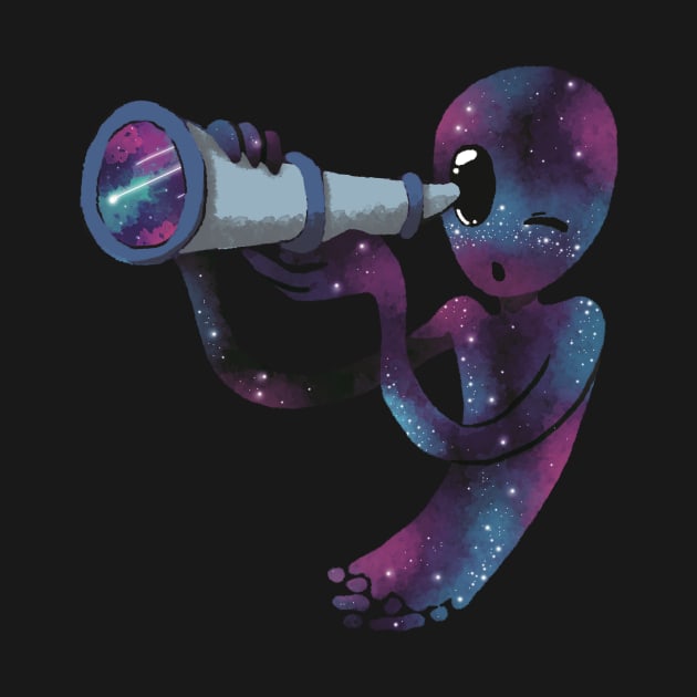 Alien Stargazer by SaruHime