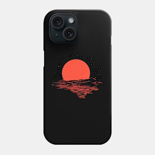 space sunset Phone Case