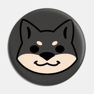 Black and tan Shiba Pin