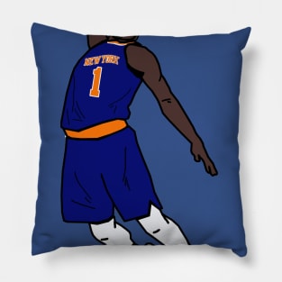 Dennis Smith Jr Dunk - New York Knicks Pillow