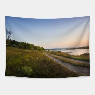 Rural panoramic landscape Tapestry