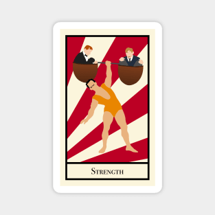 Strength - Circus Tarot Card Magnet