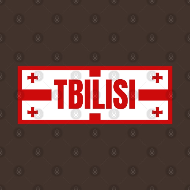 Tbilisi City in Georgian Flag Design by aybe7elf