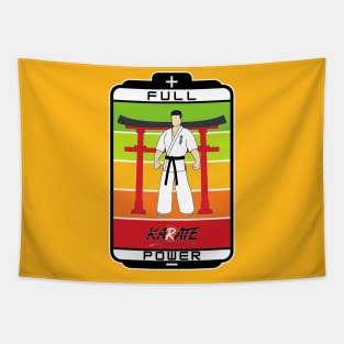 Karate Full Power Tapestry