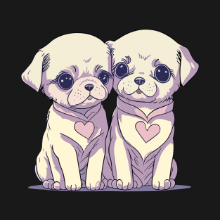 Two Cute Puppies T-Shirt