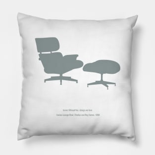 Eames Lounge Chair, Charles and Ray Eames, 1956 Pillow