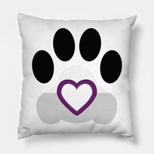 Pride Paw: Demisexual Pride Pillow