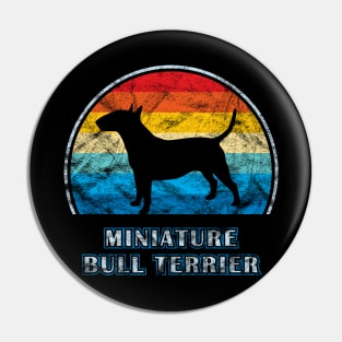 Miniature Bull Terrier Vintage Design Dog Pin