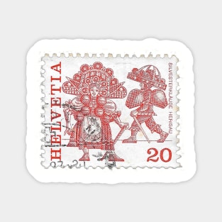 1980 Swiss Stamp Magnet