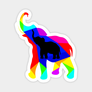 Colorful elephant Magnet