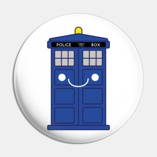 Kawaii Police Box Pin