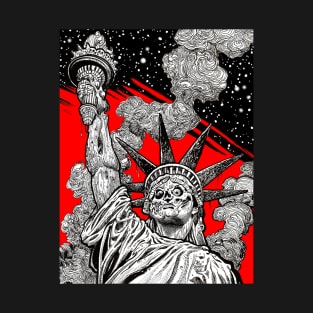 Zombie Statue of Liberty T-Shirt