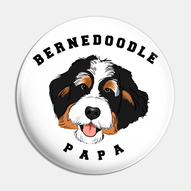 Bernedoodle Papa, Bernedoodle Dad, Bernedoodle Lover Pin by sockdogs