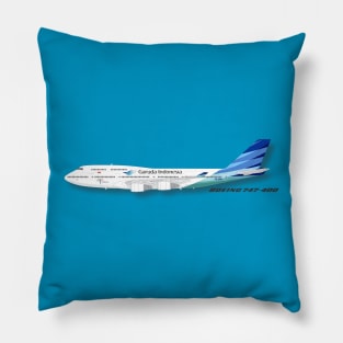 Garuda airlines Boeing 747 400 Pillow