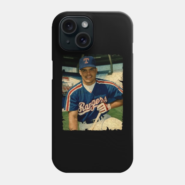 Pudge Rodriguez in Texas Rangers Phone Case by PESTA PORA