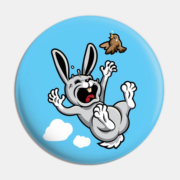 Bad Luck Bunny Pin by JenniferSmith