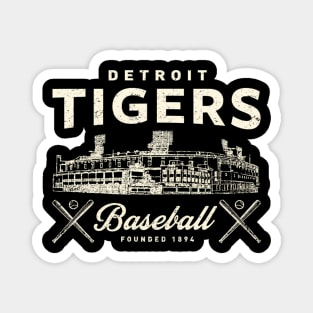 Detroit Tigers Stadium By Buck Magnet