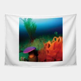 Fantasy Underwater Seascape Tapestry