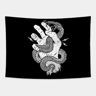 HAND AND SNAKE Tapestry