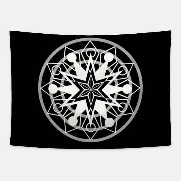 Star mandala Tapestry by SAMUEL FORMAS