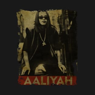 TEXTURE ART- Aaliyah - RETRO STYLE 2 T-Shirt