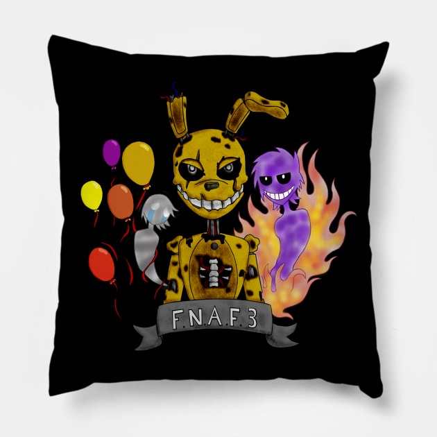 FNAF3 Pillow by Dante6499