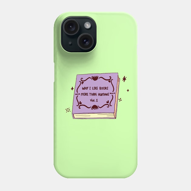 book lover Phone Case by good scribbles