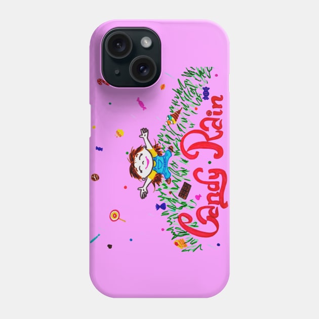 Candy rain Phone Case by WordsGames