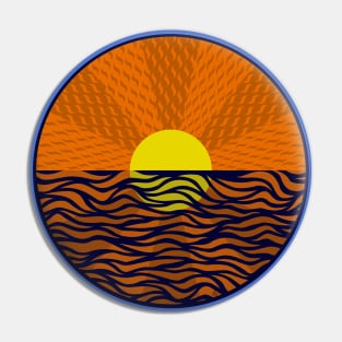 Sunset Pin