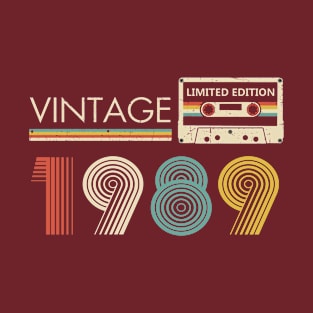 Vintage 1989 Limited Edition Cassette T-Shirt