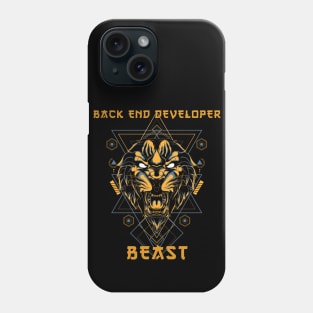 Back End Developer Beast Phone Case