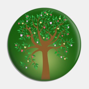 Tree of love Pin