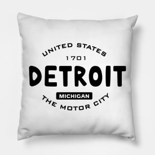 Detroit Drive Heritage - The Motor City Pillow