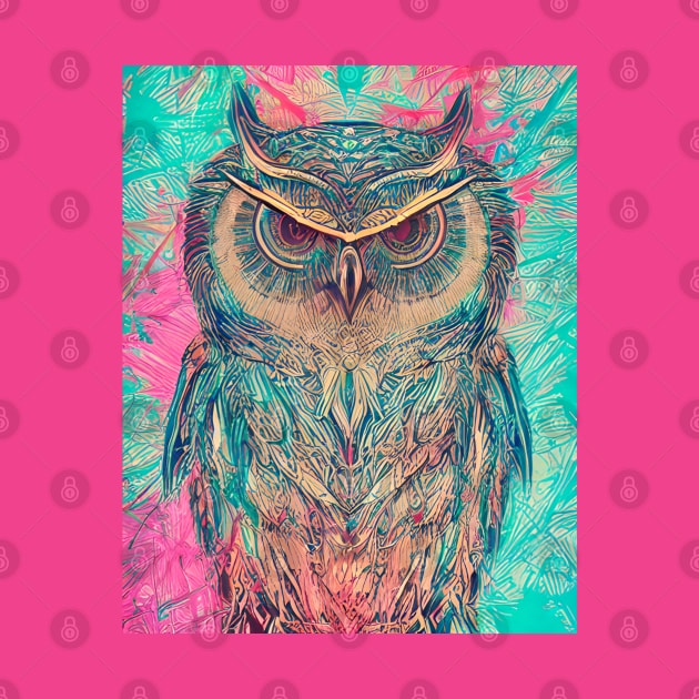 Artistic Owl by FlippinTurtles