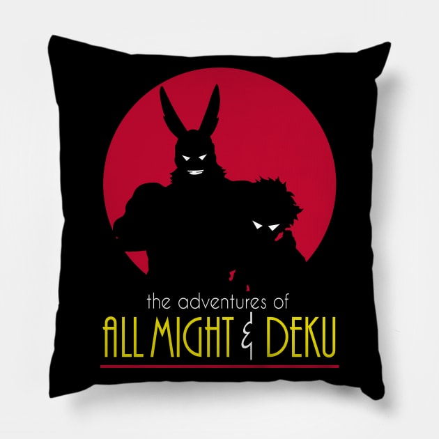 The Adventures of All Might & Deku Pillow by maikeandre