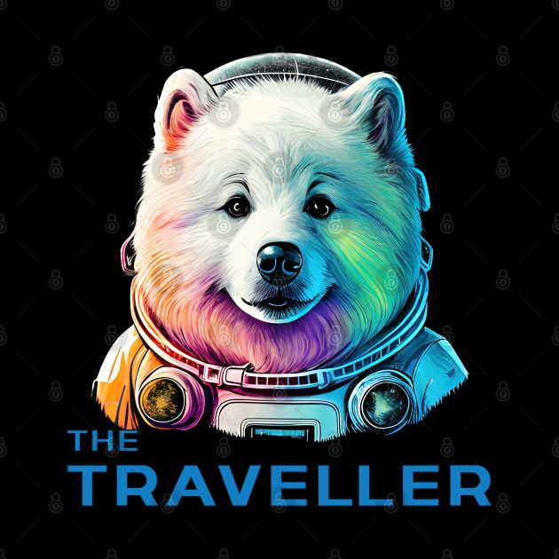 Samoyed space traveller by MaxDeSanje 