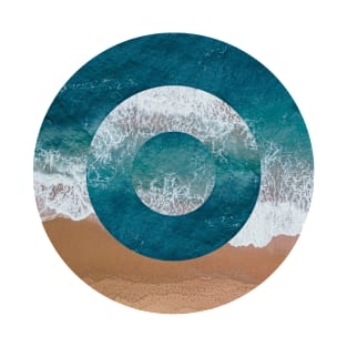 Abstract Circle Beach T-Shirt